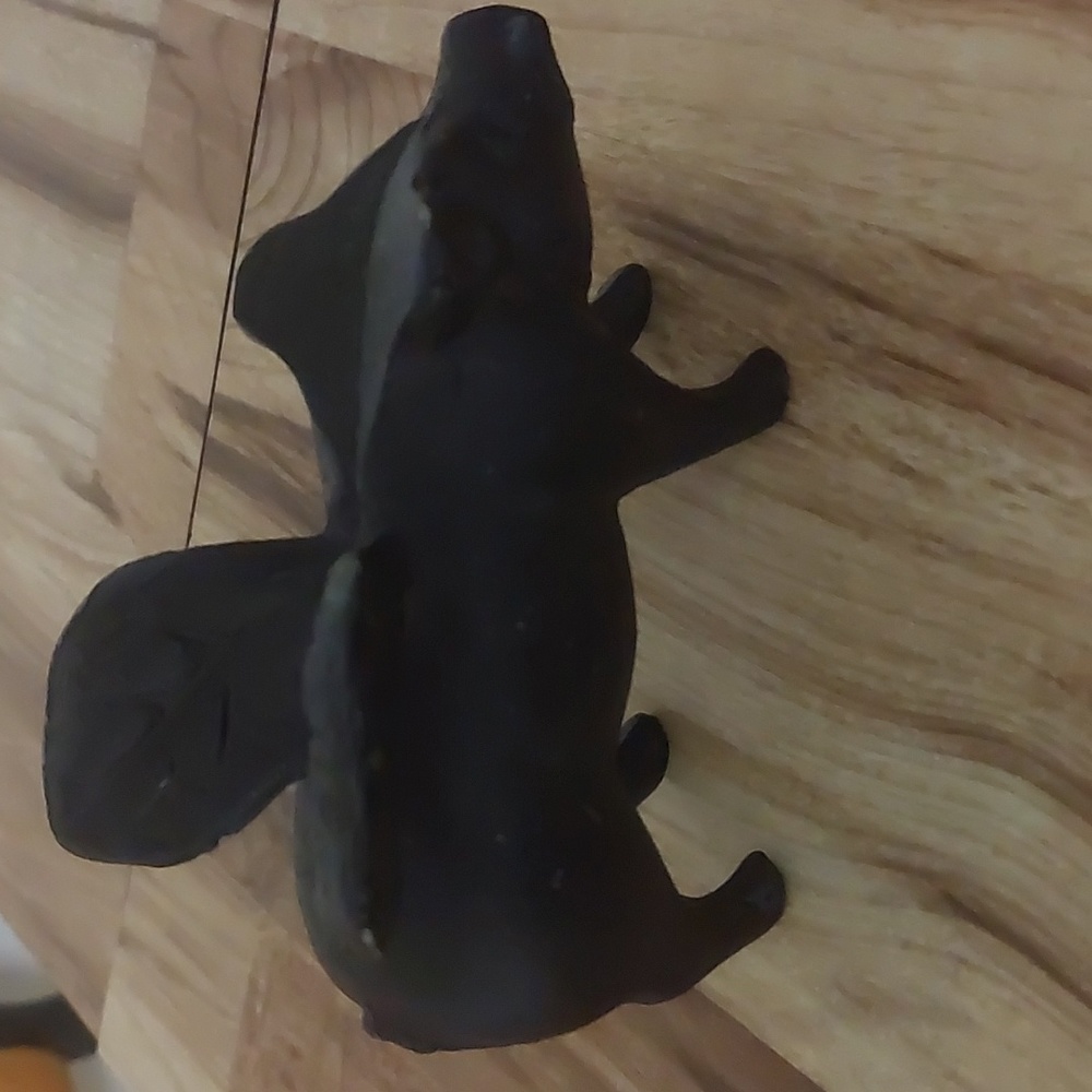Rustic Cast Iron Flying Pig